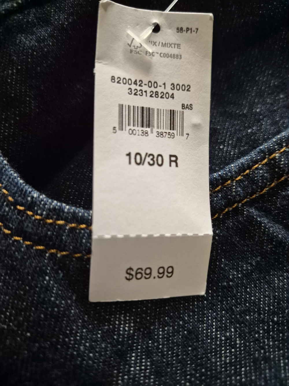 GAP Women's Straight Jeans in Dark Indigo - Picture 3 of 5